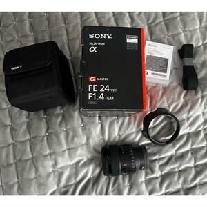 Sony SEL24F14GM Fe 1.4/24mm Camera Lens for Sony E-Mount | Mint Condition